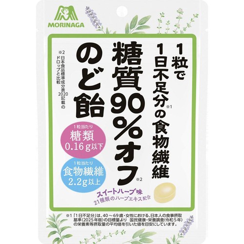 森永製菓 糖質90%オフのど飴 58g