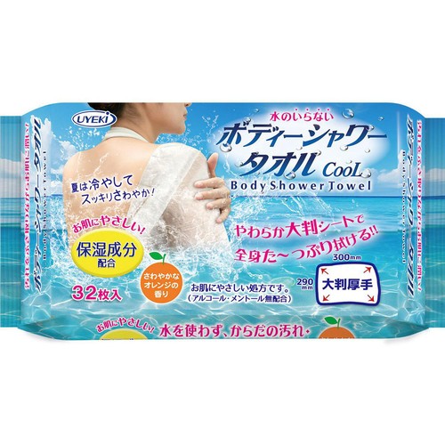 UYEKI ボディーシャワータオルCooL 大判厚手 32枚