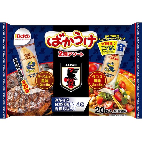 栗山米菓 ばかうけサッカー日本代表Ver. 20枚入