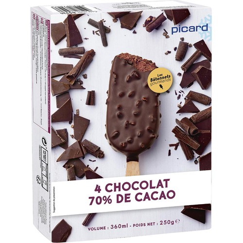 ピカール チョコレートアイスミルク 4本入(250g)