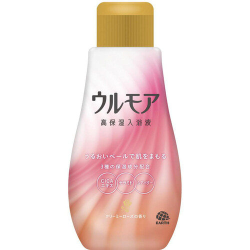 アース製薬 ウルモア 高保湿入浴液 クリーミーローズの香り 600mL