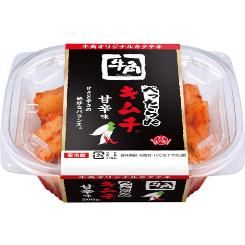 フードレーベル 牛角べったらdeキムチ 200g Green Beans | グリーン