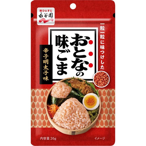 めんたいこページ 永谷園 おとなの味ごま 辛子明太子味 26g Green Beans | グリーン