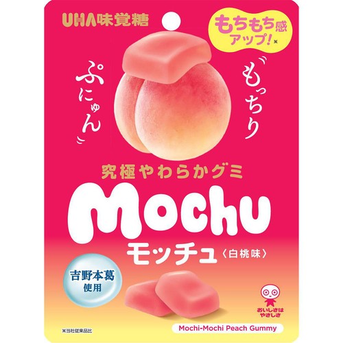 UHA味覚糖 モッチュ 白桃味 45g