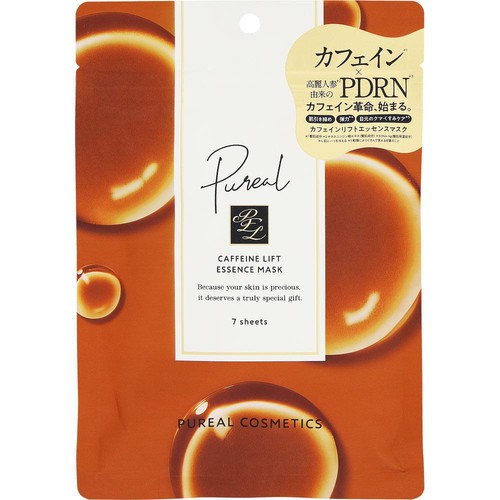 ピュレア カフェインリフトエッセンスマスク 7枚