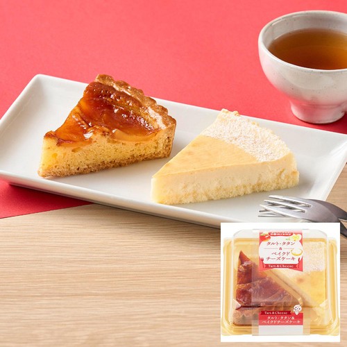 ドンレミー タルト・タタン & ベイクドチーズケーキ 2個入