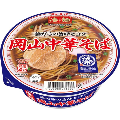 ヤマダイ ニュータッチ 凄麺 岡山中華そば 107g Green Beans