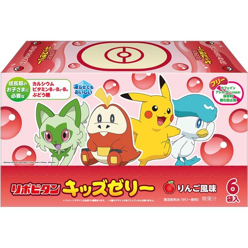大正製薬 リポビタン キッズゼリー りんご風味 1ケース 125g x 6袋