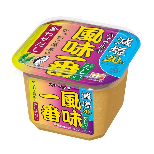 ハナマルキ だし入り風味一番減塩 650g Green Beans | グリーン