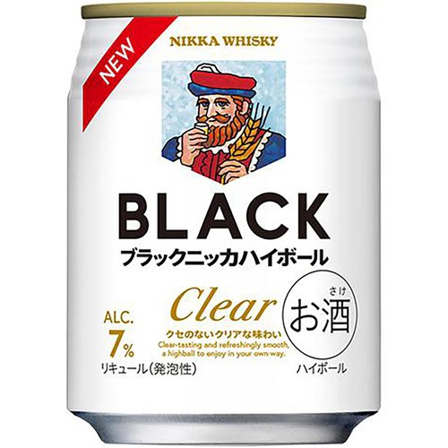 【7%】アサヒ ブラックニッカハイボール 250ml