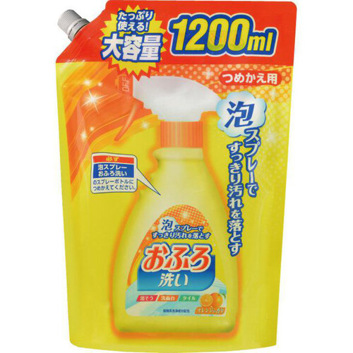 日本合成洗剤 泡おふろ 詰替 大 1200mL