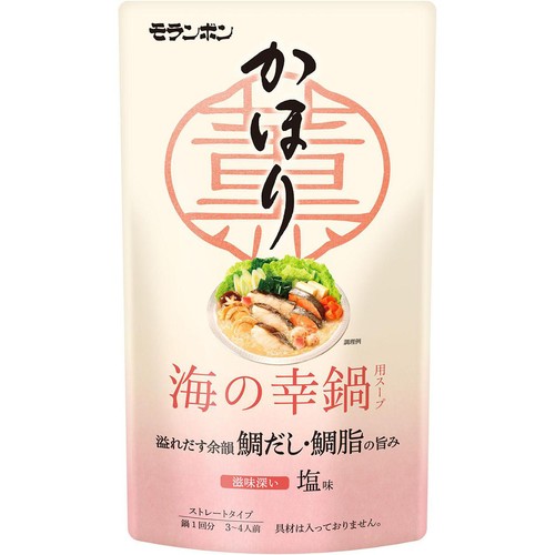 モランボン 海の幸鍋用スープ かほり 3～4人前(750g)