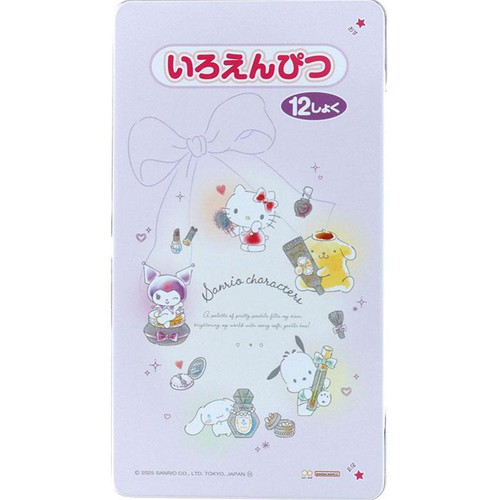 サンスター文具 色鉛筆12色 サンリオキャラクターズ