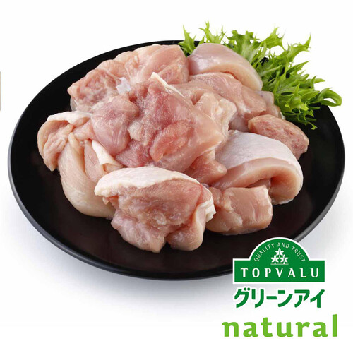 純輝鶏もも肉角切り 160g-240g 【冷蔵】トップバリュグリーンアイナチュラル 青森県産