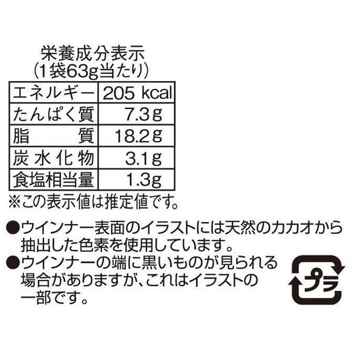 丸大食品 ポケモン ウインナー 63g