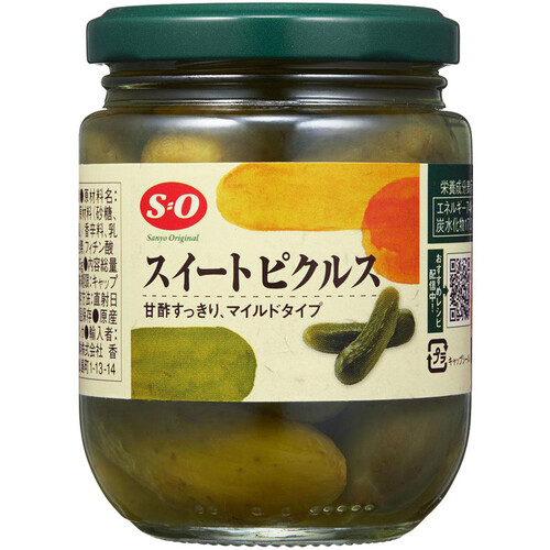 讃陽食品工業 S=O スイートピクルス 240g Green Beans グリーンビーンズ by AEON