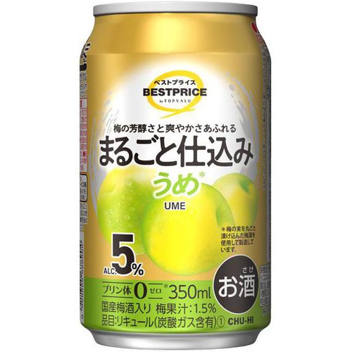 まるごと仕込み うめ 350ml トップバリュベストプライス
