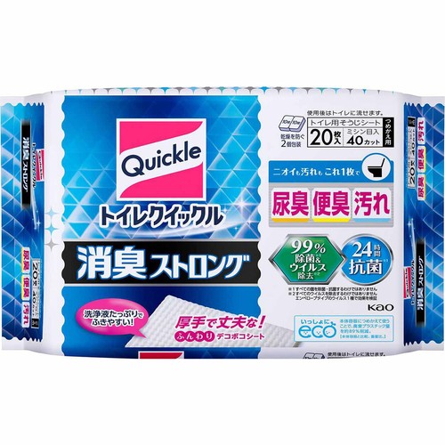 花王 トイレクイックル 消臭ストロング つめかえ用 20枚