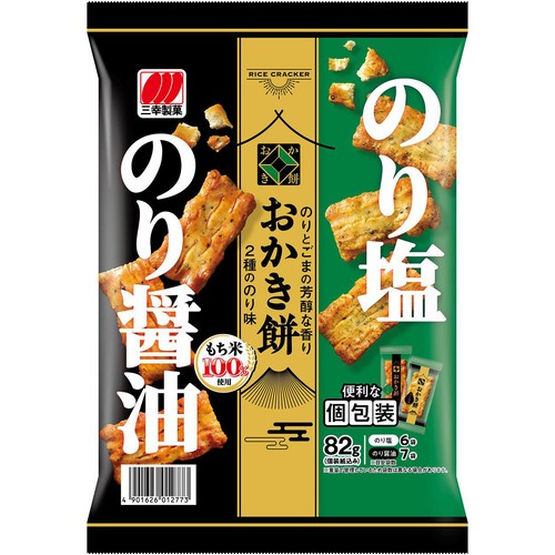 三幸製菓 おかき餅 2種ののり味 82g