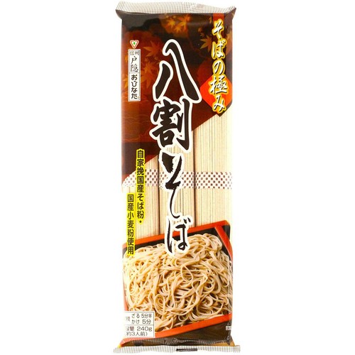 おびなた そばの極み 八割そば 3人前 240g Green Beans | グリーン