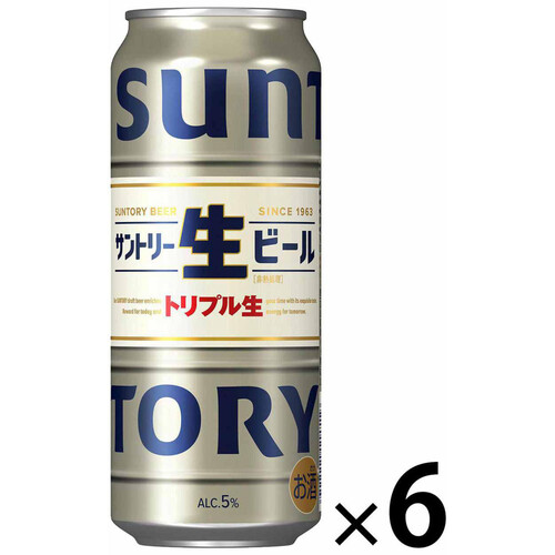 サントリー 生ビール 500ml x 6本