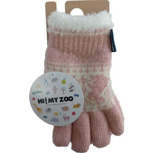 Hi!MYZOO 2重手袋 ピンク