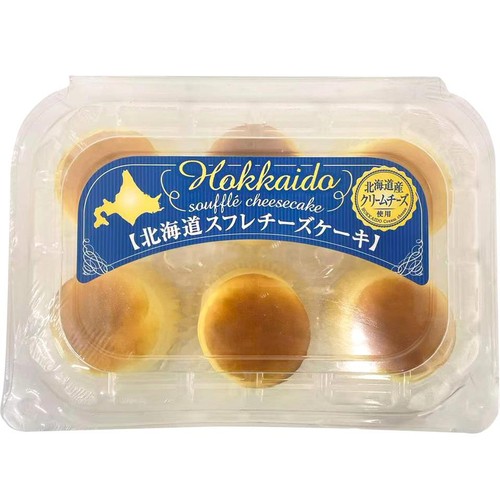 【冷蔵】北海道スフレチーズケーキ 6個入