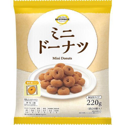 ミニドーナツ 220g トップバリュベストプライス Green Beans