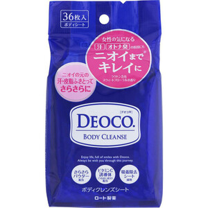 Amazon.co.jp: デオコ ボディクレンズシート 36枚 (x 1