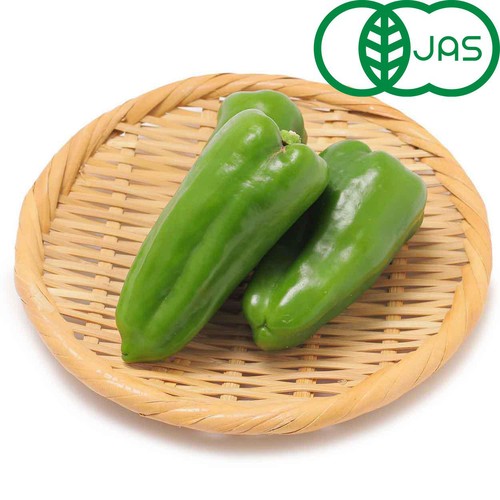 有機】国内産 ピーマン 120g 3-5個 Green Beans | グリーンビーンズ by
