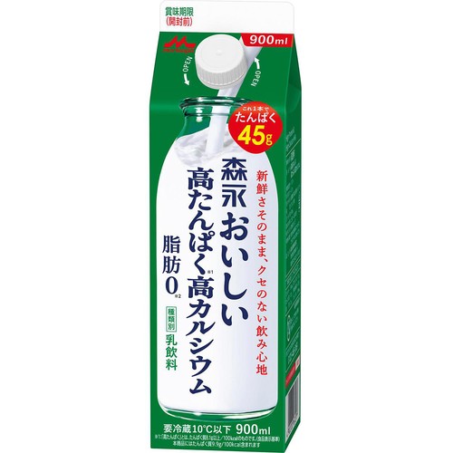 森永乳業 森永おいしい高たんぱく高カルシウム 900ml