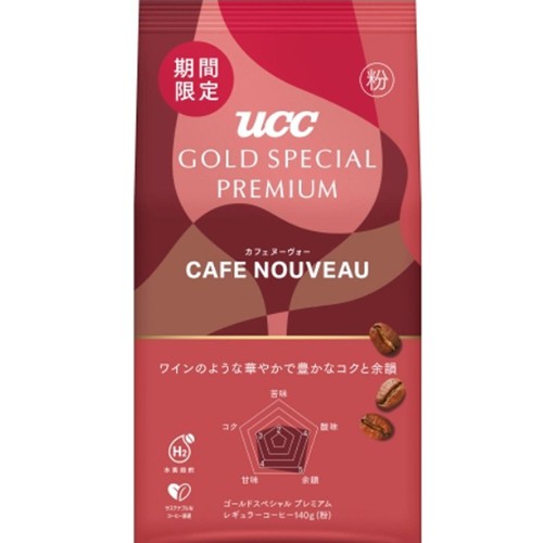 UCC上島珈琲 【粉】GOLD SPECIAL PREMIUM カフェヌーヴォー 140g