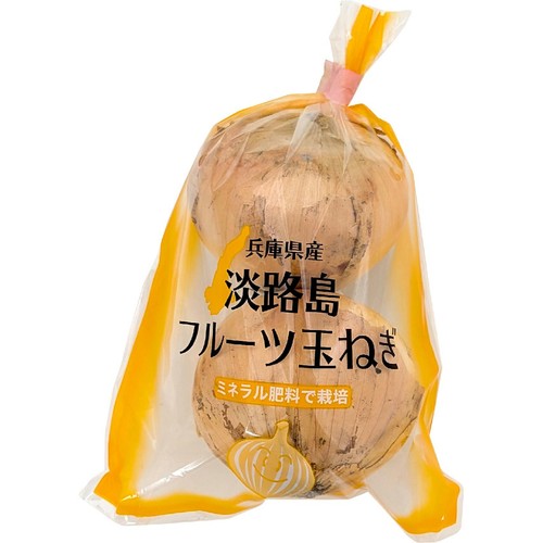 [鮮度+]兵庫県産 淡路島フルーツ玉ねぎ 500g 2個 1袋