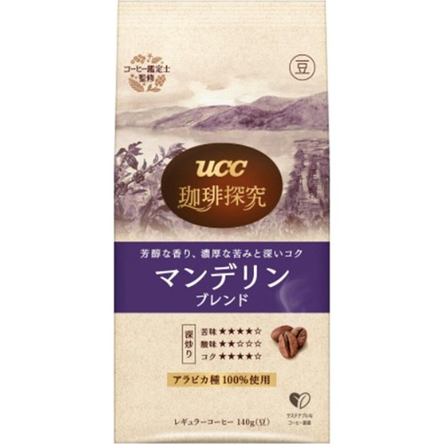UCC上島珈琲 【豆】珈琲探求 マンデリンブレンド 140g