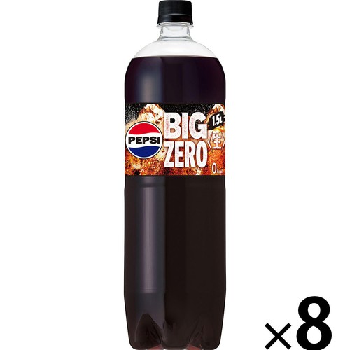 サントリー ペプシ 生 BIG ZERO 1ケース 1500ml x 8本 Green Beans