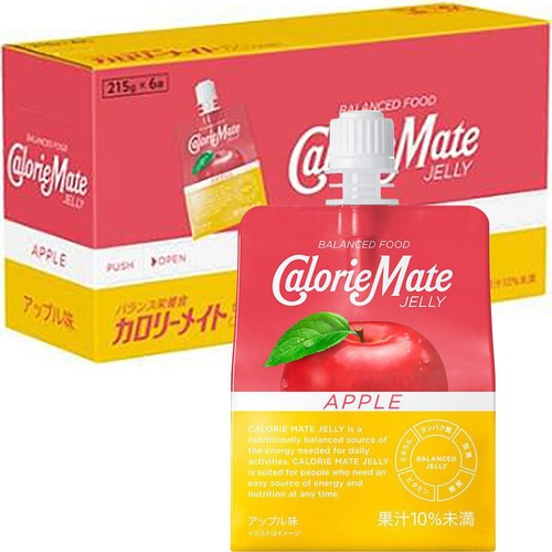 カロリーメイトゼリー（アップル）　6個入の8ケース、計48個 大塚製薬 カロリーメイトゼリー アップル味 1ケース 215g x 6個 Green