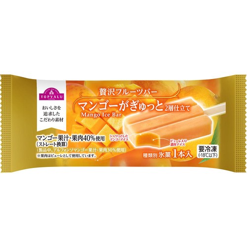 贅沢フルーツバー マンゴーがぎゅっと 2層仕立て 75ml トップバリュ