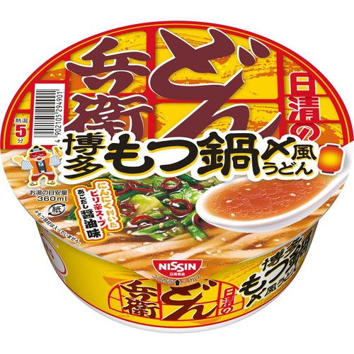 日清 どん兵衛 博多もつ鍋〆風うどん 95g