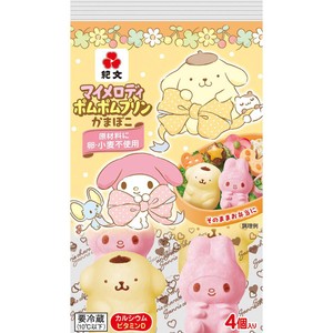 紀文食品 マイメロディ・ポムポムプリン かまぼこ 4個入 Green Beans