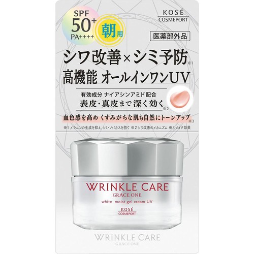 コーセーコスメポート グレイス ワン リンクルケア ホワイト モイストジェルクリーム UV 60g