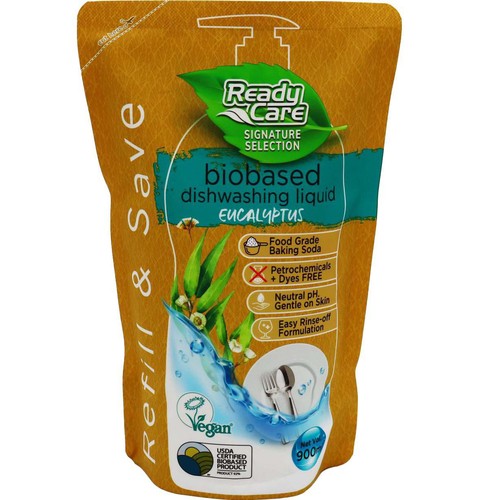 レディケアシグネチャー バイオベース 食器用液体洗剤 詰替用 ユーカリの香り 900mL