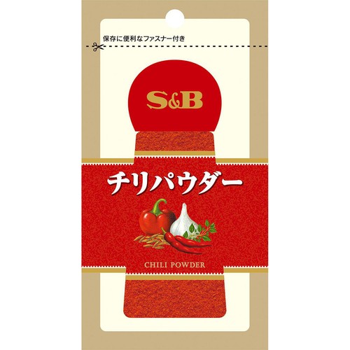 エスビー食品 S&B 袋入りチリ パウダー ファスナー付き 15g