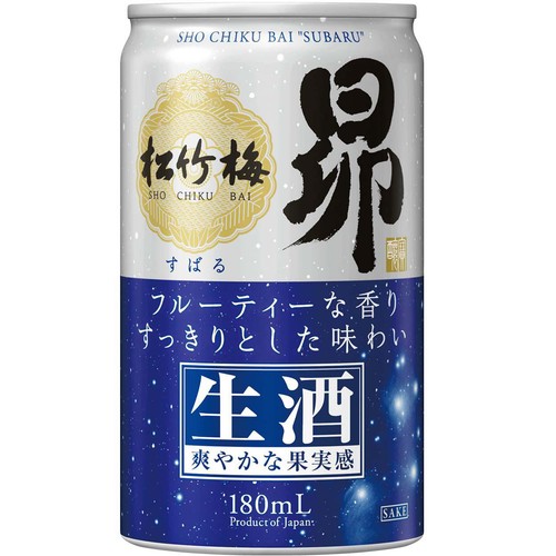 【京都府】 松竹梅 昴 生酒 缶 180ml