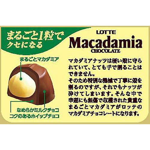 ロッテ マカダミアチョコレート 9個入