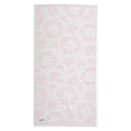 林 今治フラワーワルツ バスタオル約60 x 120cm ピンク Green Beans