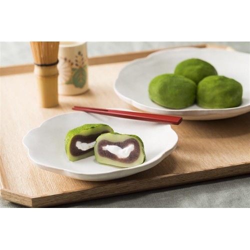港製菓 なだ万監修 抹茶大福【冷凍】 5個入