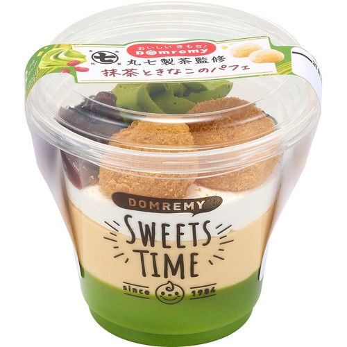 ドンレミー 丸七製茶監修 抹茶ときなこのパフェ 1個