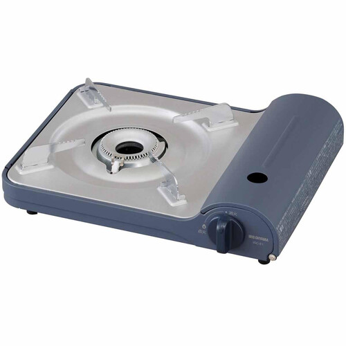 アイリスオーヤマ カセットコンロスリム アッシュネイビー IGCーE1ーA