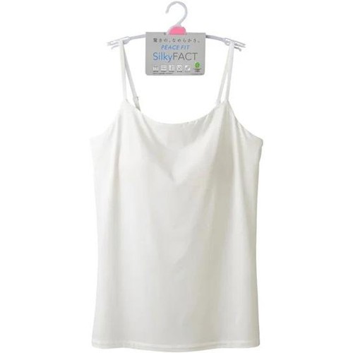 PEACE FIT(ピースフィット) SilkyFACT モールドカップ付 キャミソール