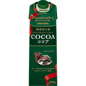 ココア出品 守山乳業 喫茶店の味 ココア 1000g Green Beans | グリーンビーンズ by